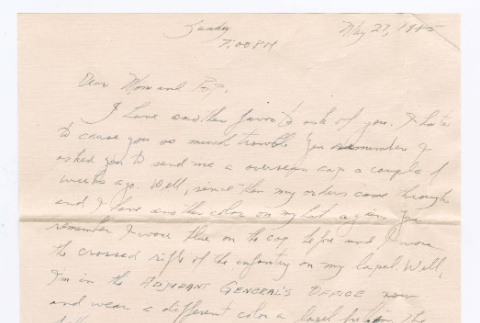 Letter from Tadashi Ishida to Mr. & Mrs. Y Ishida (ddr-densho-535-191)