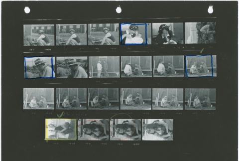 Scene stills from the Farewell to Manzanar film (ddr-densho-317-35)