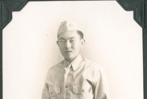 Man in uniform, autographed on front (ddr-ajah-2-733)
