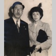 Tomiichi Matsui and a woman posing for a photograph (ddr-njpa-4-821)