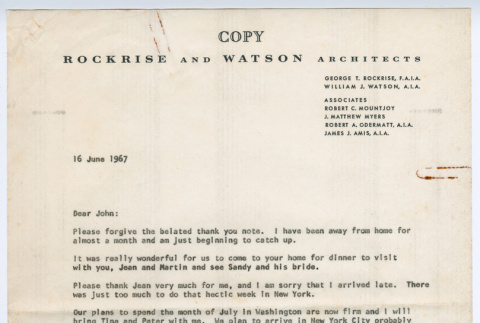 Letter from George Rockrise to John Thompson (ddr-densho-335-270)