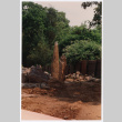 Rock landscaping and fence (ddr-densho-377-1865)