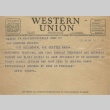 Telegram from Issei man to wife (January 29, 1942) (ddr-densho-140-52)