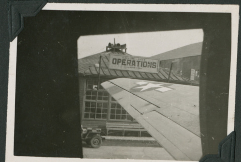 Operations office from plane (ddr-densho-397-209)