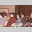 Dinner scene at the 1983 United Nations' Human Rights Award presentation (ddr-densho-10-88)