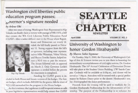 Seattle Chapter, JACL Reporter, Vol. 37, No. 4, April 2000 (ddr-sjacl-1-475)