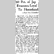 60 Pct. of Jap Evacuees Loyal to Homeland -- Says Sen. Chandler (March 8, 1943) (ddr-densho-56-887)