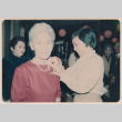 Mitsuye Yabe Getting Corsage Pinned (ddr-ohs-1-270)