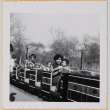 Yoshiko and Susan Shiomi on play train (ddr-densho-522-232)