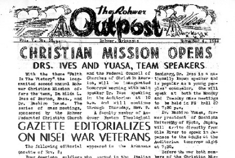 Rohwer Outpost Vol. V No. 38 (November 4, 1944) (ddr-densho-143-216)