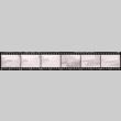 Negative film strip for Farewell to Manzanar scene stills (ddr-densho-317-73)