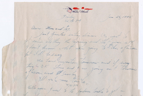 Letter from Tadashi Ishida to Mr. & Mrs. Y Ishida (ddr-densho-535-117)