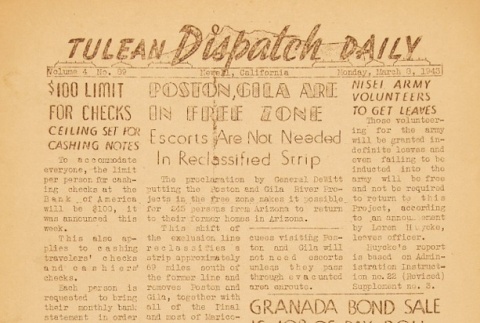 Tulean Dispatch Vol. 4 No. 89 (March 8, 1943) (ddr-densho-65-174)