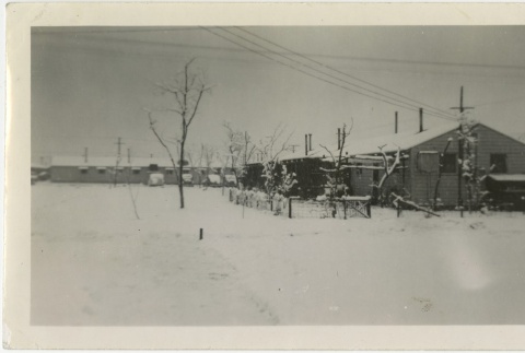 Snow in camp (ddr-manz-7-82)