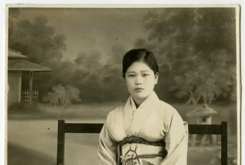 Portrait of Kiyoko Yoshioka (ddr-densho-391-21)