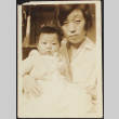 Iku Takahashi and baby (ddr-densho-355-757)