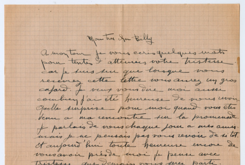 Letter to Bill Iino from Jany Lore (ddr-densho-368-749)