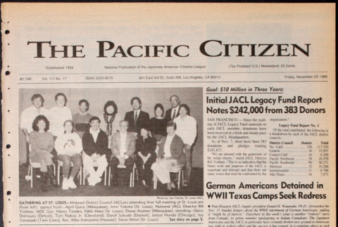 Pacific Citizen, Vol. 111, No. 17 (November 23, 1990) (ddr-pc-62-42)