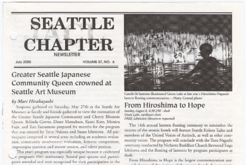 Seattle Chapter, JACL Reporter, Vol. 37, No. 7, July 2000 (ddr-sjacl-1-480)