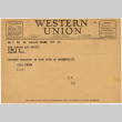 Western Union Telegram to Kan Domoto from Hama Koike (ddr-densho-329-655)