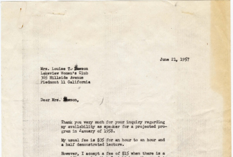 Letter from Tami (Tomoye) Takahashi to Louise Lawson (ddr-densho-424-1111)