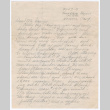 Letter to Benjamin Coleman Gosney from Tomio Itabashi (ddr-densho-455-1)