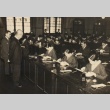 Hideo Kodama observing Banking Bureau employees working with abacuses (ddr-njpa-4-506)