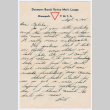 Letter to Takeko Miyagi from Bill Miyagi (ddr-densho-416-14)
