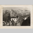 Three men with mountains in the background (ddr-densho-466-407)