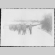 Large group of men standing in snow (ddr-densho-434-386)
