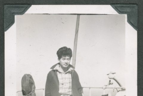 Man on ship (ddr-densho-540-108)