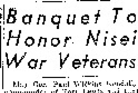Banquet To Honor Nisei War Veterans (December 9, 1946) (ddr-densho-56-1170)