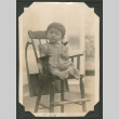 Hedeko in a high chair (ddr-densho-433-810)