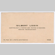 Gilbert Lodin Card (ddr-densho-368-724)
