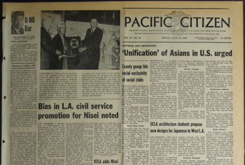 Pacific Citizen, Vol. 74, No. 25 (June 30, 1972) (ddr-pc-44-25)
