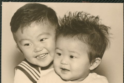 Portrait of two boys (ddr-densho-522-741)