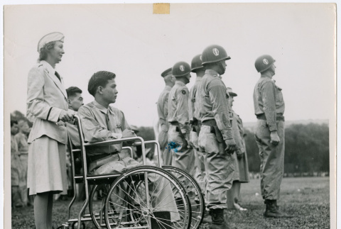 PFC Terry Kato in Washington, D.C. (ddr-densho-1007-27)