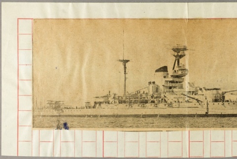 Clipping photograph of the HMS Royal Oak (ddr-njpa-13-549)