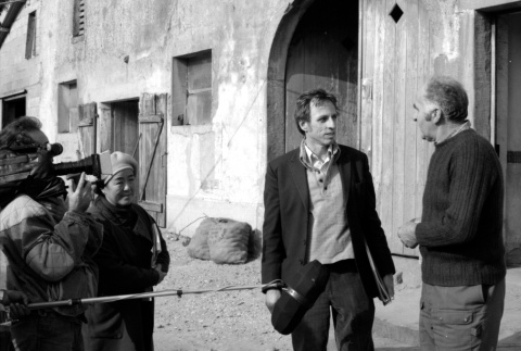 Two being filmed, Loni on left (ddr-densho-1007-569)