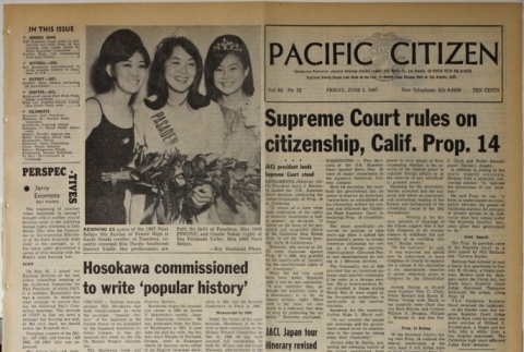 Pacific Citizen, Vol. 64, No. 22 (June 2, 1967) (ddr-pc-39-23)