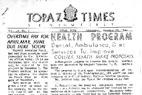 Topaz Times Vol. IX No. 7 (October 25, 1944) (ddr-densho-142-351)