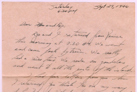 Letter from Tadashi Ishida to Mr. & Mrs. Y Ishida (ddr-densho-535-398)