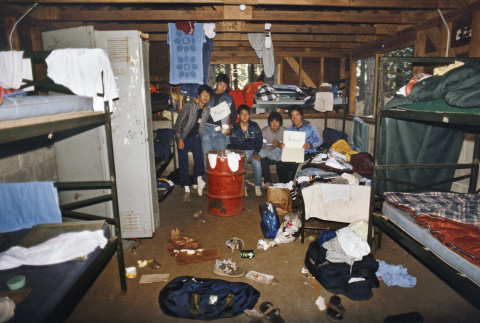 Inside a boys cabin (ddr-densho-336-1632)