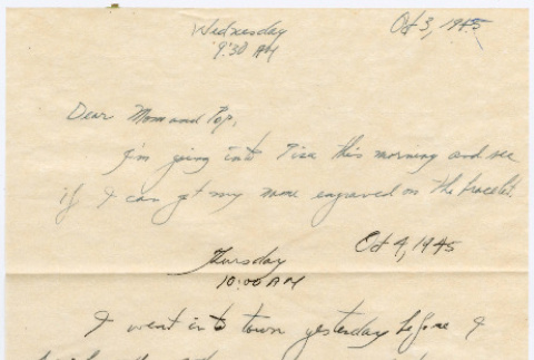 Letter from Tadashi Ishida to Mr. & Mrs. Y Ishida (ddr-densho-535-267)