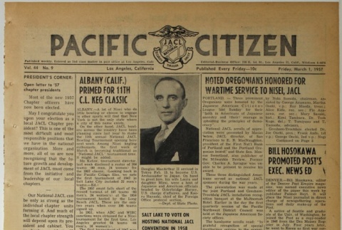 Pacific Citizen, Vol. 44, No. 9 (March 1, 1957) (ddr-pc-29-9)