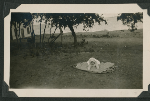 baby at the beach (ddr-densho-378-498)