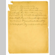 Handwritten notes with grammatical phrases and daily notes (ddr-csujad-40-8)