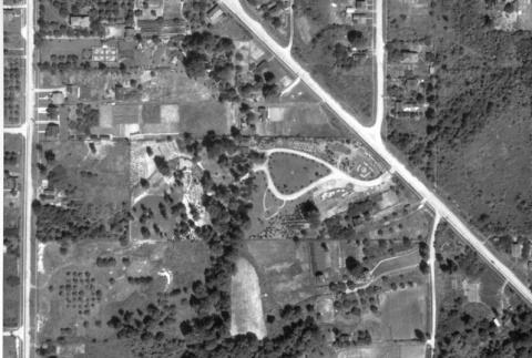 Aerial view of Garden (ddr-densho-354-32)