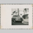 Woman leaning on a car (ddr-densho-321-1123)
