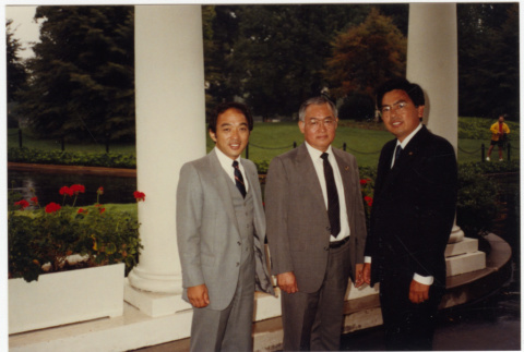 Frank Sato at the White House (ddr-densho-345-61)